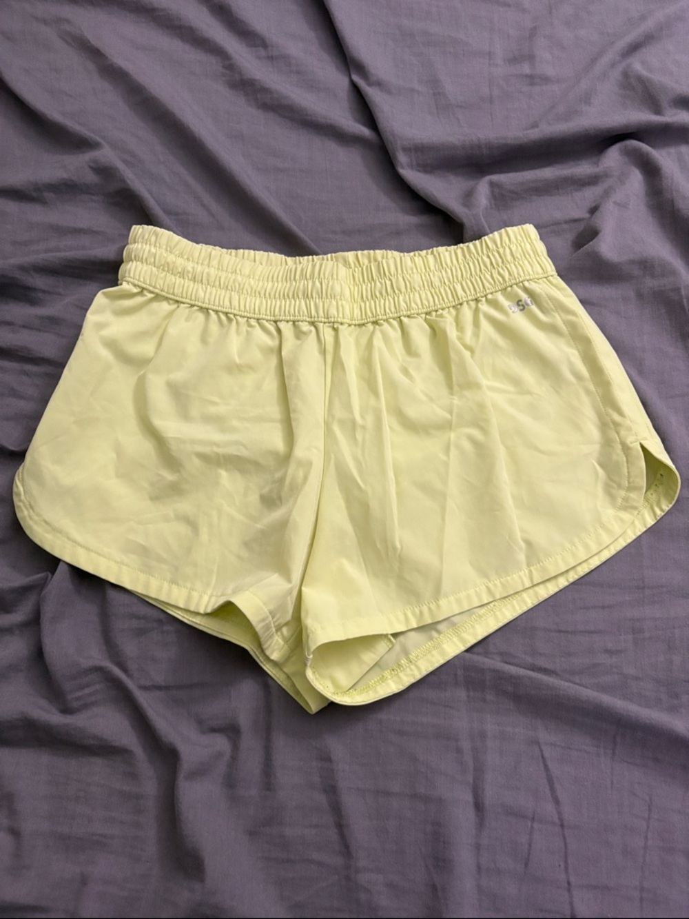 Neon Yellow Women’s Athletic Shorts